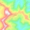 Dendera topographic map, elevation, terrain