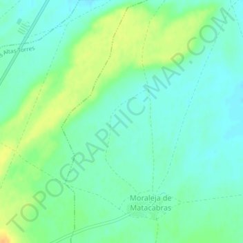 Arganda topographic map, elevation, terrain