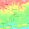 Manding topographic map, elevation, terrain