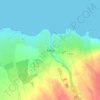 Easky topographic map, elevation, terrain