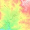 Halhal topographic map, elevation, terrain