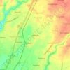 Wonoayu topographic map, elevation, terrain