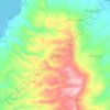 Luyo topographic map, elevation, terrain