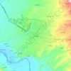 Qaladiza topographic map, elevation, terrain