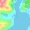 Kylerhea topographic map, elevation, terrain