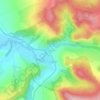 Mihai Viteazu topographic map, elevation, terrain