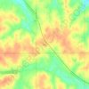 Beech topographic map, elevation, terrain