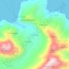 Minanga topographic map, elevation, terrain