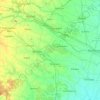 Bānkurā topographic map, elevation, terrain