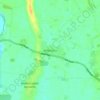 Wilberfoss topographic map, elevation, terrain