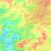 Kerbérel topographic map, elevation, terrain