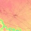Shikohabad topographic map, elevation, terrain