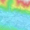 Treßdorf topographic map, elevation, terrain