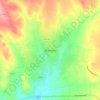 Mumbwa topographic map, elevation, terrain