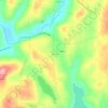 Lemon topographic map, elevation, terrain