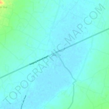 Ban Hafiz Jee topographic map, elevation, terrain