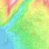 Argual Abajo topographic map, elevation, terrain
