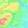 Ad-Dimas topographic map, elevation, terrain