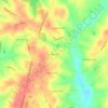 White Oaks topographic map, elevation, terrain
