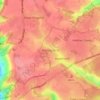 Widmer End topographic map, elevation, terrain