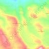 Cirangkong topographic map, elevation, terrain