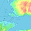 Kyle of Lochalsh topographic map, elevation, terrain