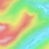 Birkhouse Moor topographic map, elevation, terrain