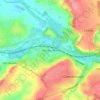 Denaby Main topographic map, elevation, terrain