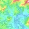 Pendás topographic map, elevation, terrain