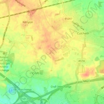 Little Town topographic map, elevation, terrain