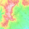 Kasulu topographic map, elevation, terrain