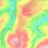 Barkisland topographic map, elevation, terrain