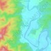 Ban Mai topographic map, elevation, terrain