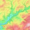 Verviers topographic map, elevation, terrain