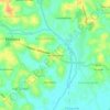 Horathuduwa topographic map, elevation, terrain