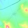 San Gabriel Azteca topographic map, elevation, terrain