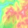 Roxbury Center topographic map, elevation, terrain