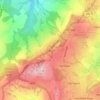 Dipton topographic map, elevation, terrain