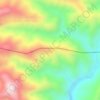 王屋山 topographic map, elevation, terrain