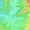 Ngantang topographic map, elevation, terrain