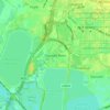 Stanwell Moor topographic map, elevation, terrain