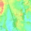 Wadborough topographic map, elevation, terrain