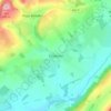 Ticklerton topographic map, elevation, terrain