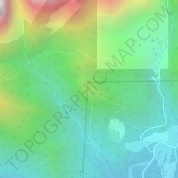 Maragang Hill topographic map, elevation, terrain