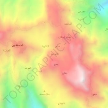 Al Ha'it topographic map, elevation, terrain