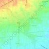 Pandes topographic map, elevation, terrain