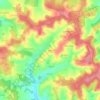 Basset topographic map, elevation, terrain