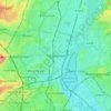 Tottenham topographic map, elevation, terrain