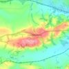 Llandewi Velfry topographic map, elevation, terrain