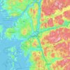 Göteborgs Stad topographic map, elevation, terrain